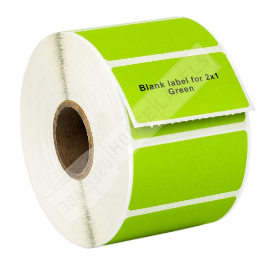 Picture of Zebra – 2 x 1 GREEN (10 Rolls – Shipping Included)